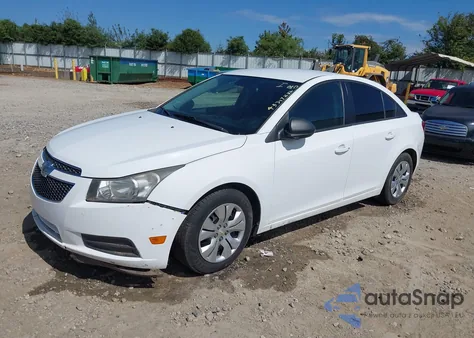 2014 Chevrolet Cruze Ls Auto из США, поврежденный, VIN 1G1PA5SHXE7224444